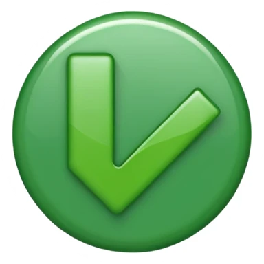 checkmark with the word "confirmed" sticker