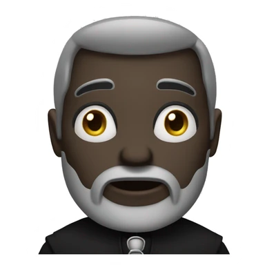 Goth preacher sticker