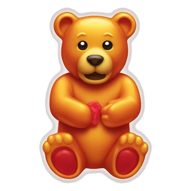 Haribo bear sticker