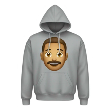 men Hoodie sticker