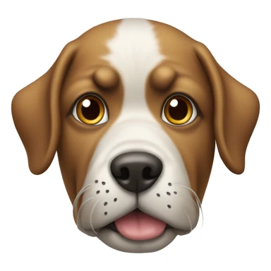 Un perro enojado  sticker