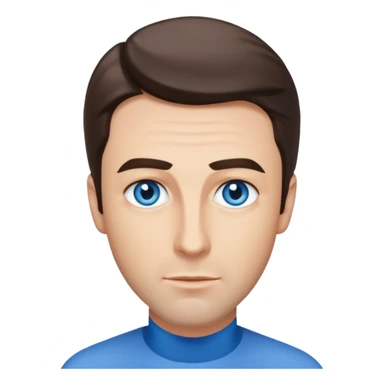 James Stewart with blue eyes sticker