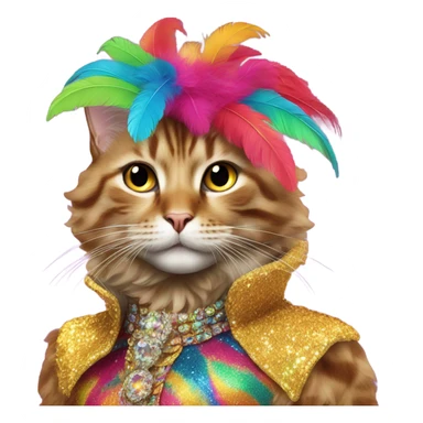 Cat Drag queen  sticker