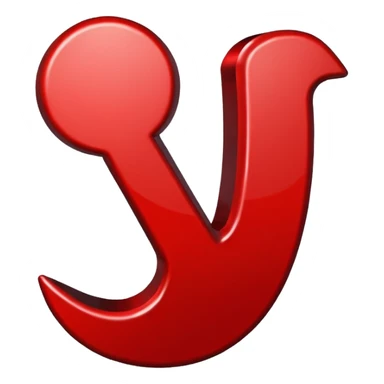 signo x rojo sticker