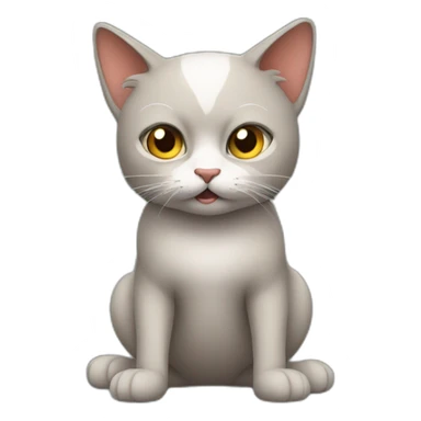 Bad cat sticker