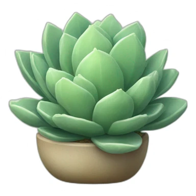 moonstone succulent sticker
