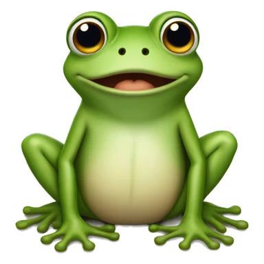 Peppe the frog sticker