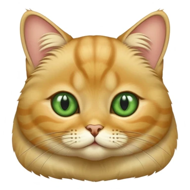 british cat golden chinchilla with green eyes sticker