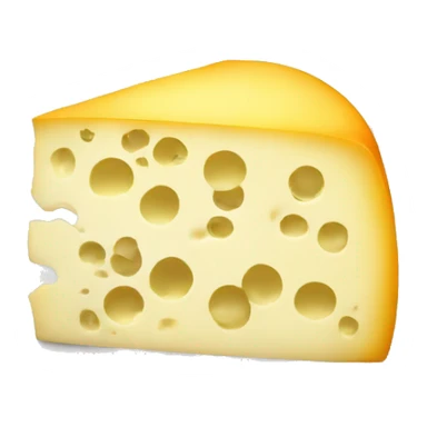 different cheeses with hidden faces on a plate sticker