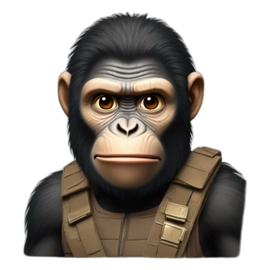 Caesar planet of the apes sticker