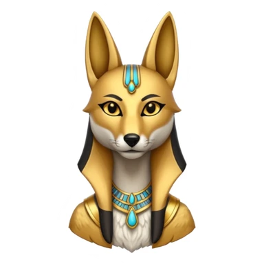 Anubis (A Egypt Fox) sticker