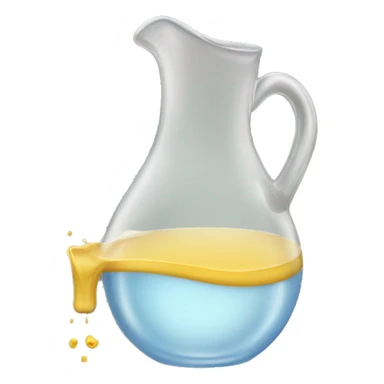 pitcher pouring liquid sticker