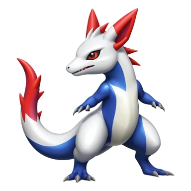 Shiny Vibrant Exotic Colorful Cool Zangoose-Salandit-Absol-Latias-fusion sticker