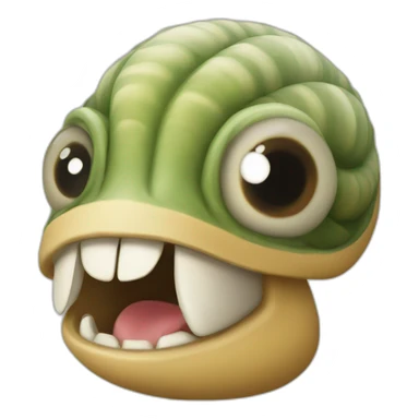 caracol sonriente sticker