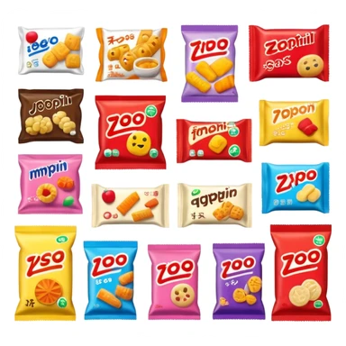 japan packaged snacks  sticker