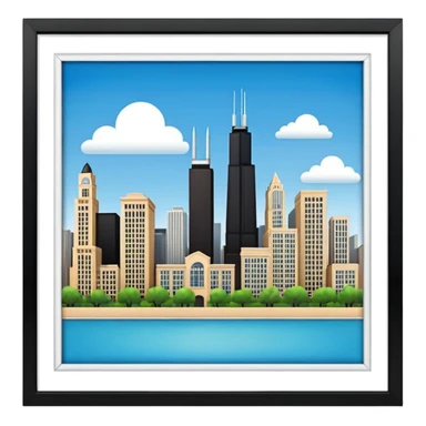 We are in Chicago  sticker