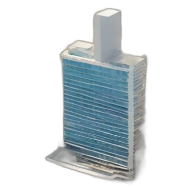 the Barceloneta beach with the W hotel in the background sticker