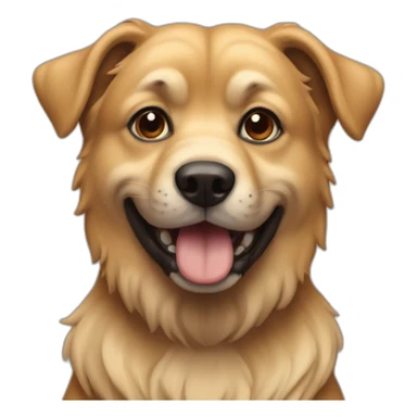 Chien qui bois sticker