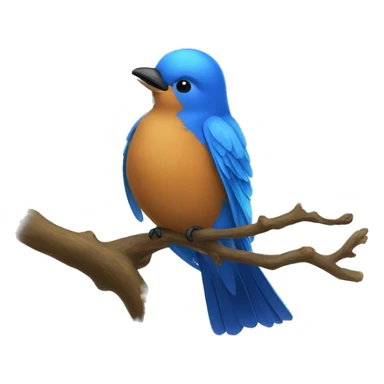 Magic bluebird  sticker