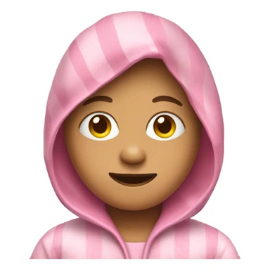 pink person in pink pajamas sticker