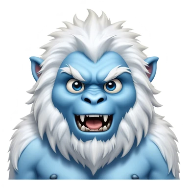 Cinematic Realistic WoW Yeti Portrait, head tilted dramatically with an exaggeratedly amused expression, blending epic primal power with an unexpected hint of playfulness. His robust, shaggy fur and expressive ice-blue eyes are rendered with lifelike texture and dynamic, frosty lighting, high shine, dramatic yet whimsical, capturing the essence of a yeti whose epic might is softened by a mischievous glint. sticker