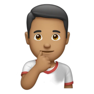 nino diseñador grafico con computadora en la mano sticker