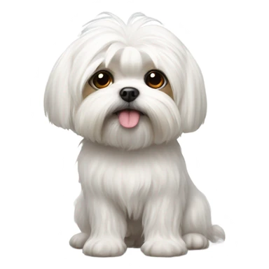 Maltese shitzu sticker