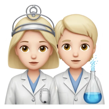 Technicians with Semi-Visual Faces sticker