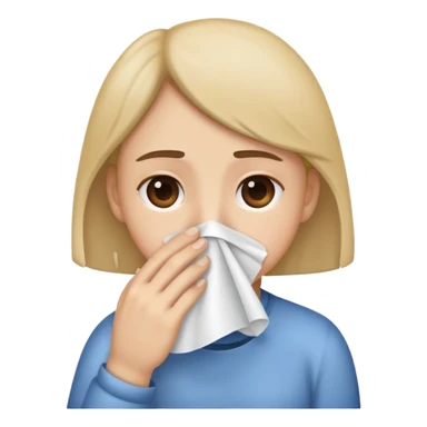 wiping nose sticker