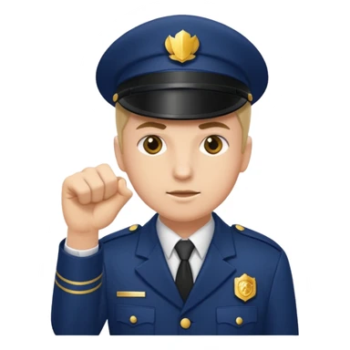 ticket inspector with punch sticker