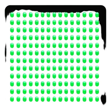 matrix green binary sticker