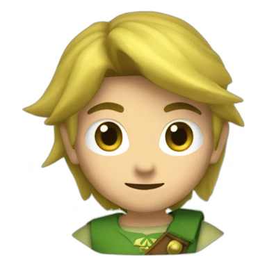 Link de Zelda avec une épée sticker