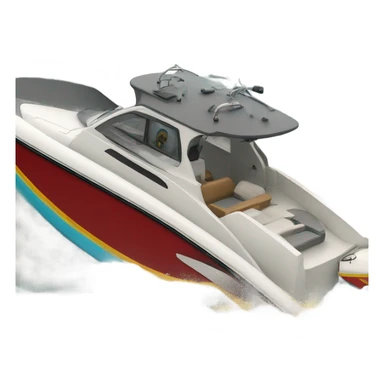 Wake surf boat exploding sticker