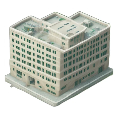 Hôpital/Hospital/Emergency/Medical building Attack On Titan  sticker