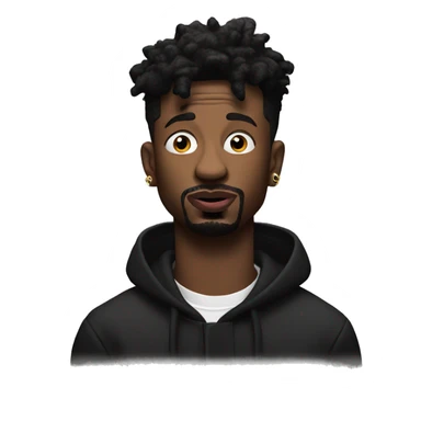 21 savage shrugging  sticker