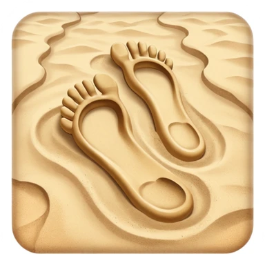 Footprints sticker