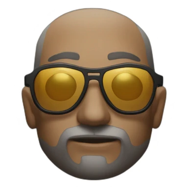 harry du bois from disco elysium in sunglasses sticker