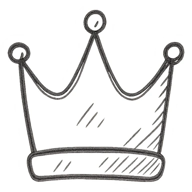 rose gold crown, metallic, soft pink, minimal background sticker