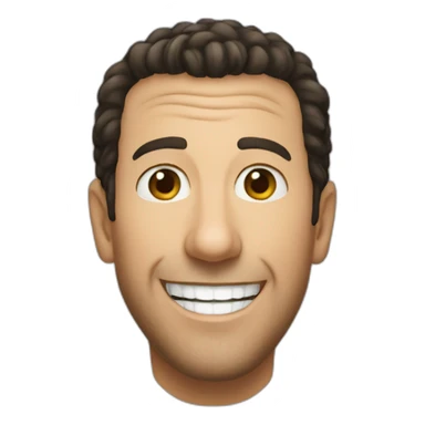 adam sandler smile sticker