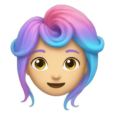 Coeur arc en ciel sticker