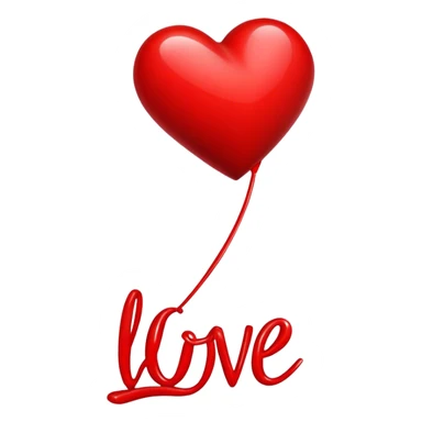 Heart with love  sticker