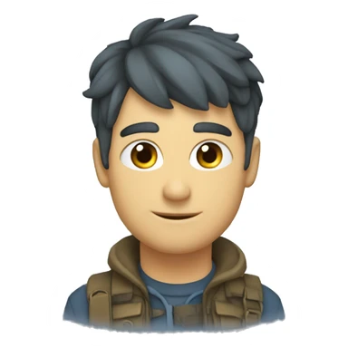 Blauer Haken  sticker