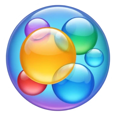 make an emji showing bubble boom sticker