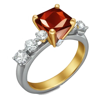 Diamond ring sticker