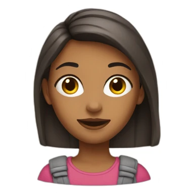 A cité girl sticker