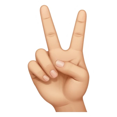 I want an emoji that looks like these👌🏻🤏🏻but i want that the the middle vinger touches the tumb and the other vingers dont. Can you do the Oke sign but than with de middle vinger sticker
