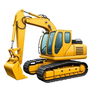 excavator sticker