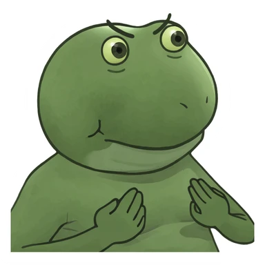 A guy doing yoga on a mat sticker