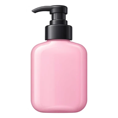 pink bottle skin care product sticker