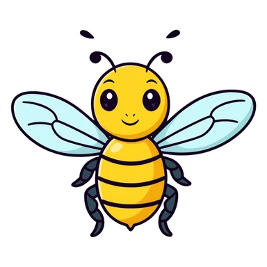Bee sticker